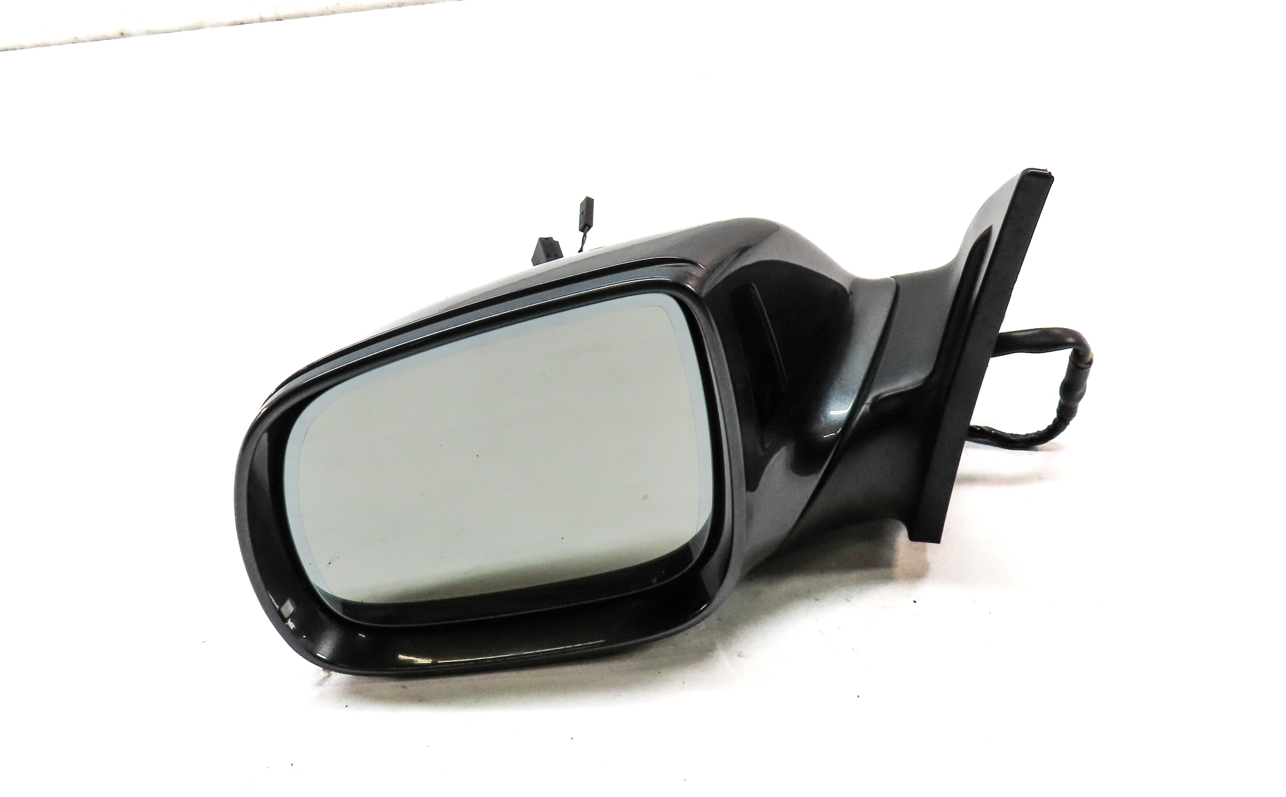 2013-2015 AUDI Q7 (4L) LEFT DRIVER P-FOLD BLIND SPOT DOOR MIRROR (Grey) — exact item pictured